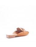 Women's flip flops in imitation leather