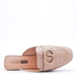 Claquette Femme en simili cuir