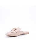 Women's flip flops in imitation leather