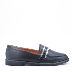 Women's mocassin in faux leather