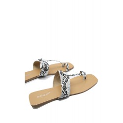 Women's flat flip flops