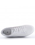 Women's faux leather sneaker