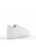 Women's faux leather sneaker