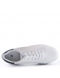 Women's faux leather sneaker