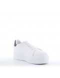 Women's faux leather sneaker