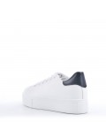 Women's faux leather sneaker