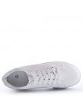 Women's faux leather sneaker