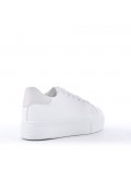 Women's faux leather sneaker