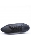 Women's faux leather sneaker