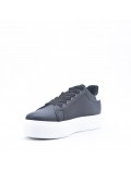 Women's faux leather sneaker