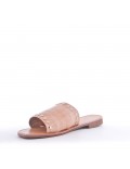 Women's flip flops in imitation leather