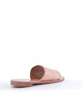 Women's flip flops in imitation leather