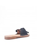 Slipper in mixed materials for women