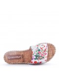 Mixed-material espadrilles for women