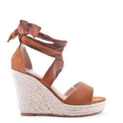 Espadrilles en simili daim pour femme