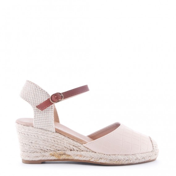 Faux suede espadrilles for women