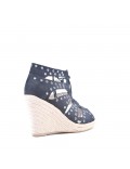 Espadrilles en simili daim pour femme