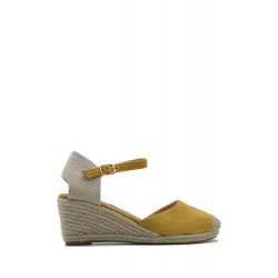 Espadrilles en simili daim pour femme
