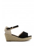 Faux suede espadrilles for women