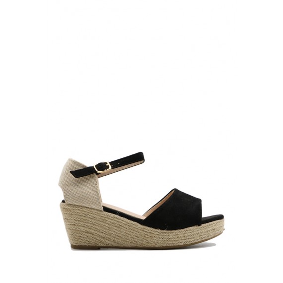 Faux suede espadrilles for women