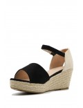 Faux suede espadrilles for women