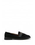 Women's mocassin in faux suede 