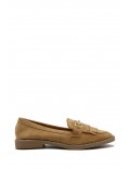 Women's mocassin in faux suede 