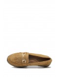 Women's mocassin in faux suede 