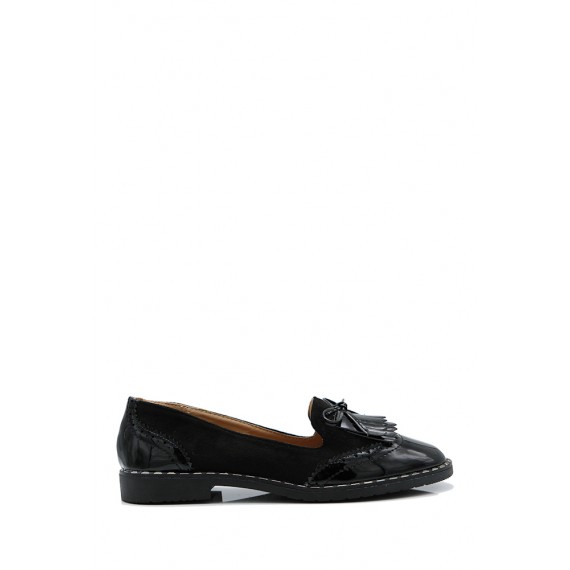 Women's mocassin in faux leather