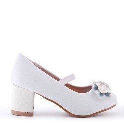 Girl's ballerina in faux leather