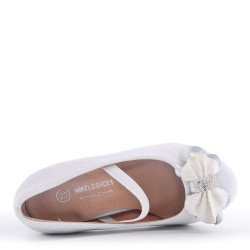 Girl's ballerina in faux leather