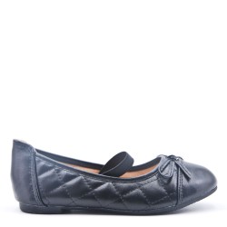 Girl's ballerina in faux leather