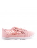 Basket lacet en textile pour femme