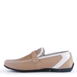 Mocasín de ante sintético para hombre