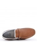 Mocassin en simili daim pour homme