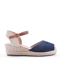 Faux suede espadrilles for women