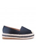 Espadrilles en simili daim pour femme