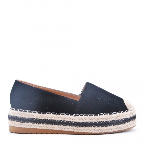 Faux suede espadrilles for women