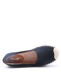 Espadrilles en simili daim pour femme