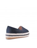 Espadrilles en simili daim pour femme