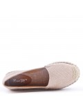 Espadrilles en simili daim pour femme