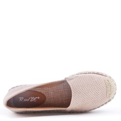 Faux suede espadrilles for women