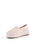 Faux suede espadrilles for women