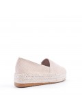 Espadrilles en simili daim pour femme