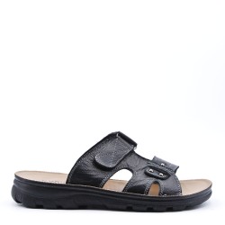 Sandale homme en simili cuir