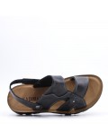 Man sandal in faux leather