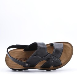 Man sandal in faux leather