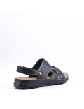 Man sandal in faux leather