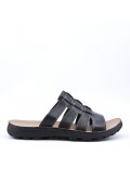 Man sandal in faux leather