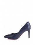 Women's faux leather heeled pumps